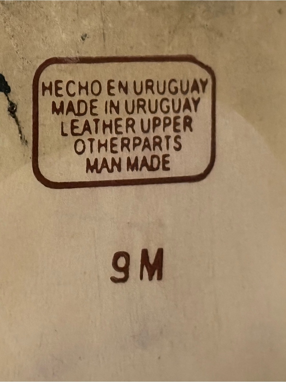 70s JCPenney Black Leather Shoe Label Detail - Picture 7 of 7